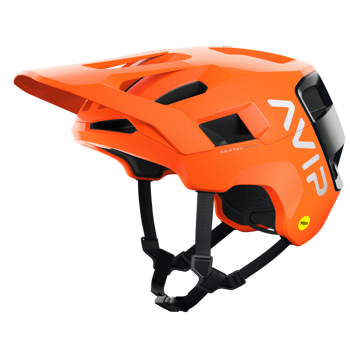 Bicycle helmet POC Kortal Race MIPS Fluorescent Orange AVIP/Uranium Black Matt - 2024