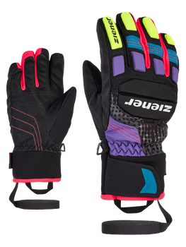 Gloves Ziener Luro AS PR Junior Glove Junior Multicolor Print - 2023/24