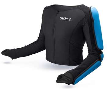 Protector SHRED Ski Race Custom Protective Jkt Black/Blue - 2022/23