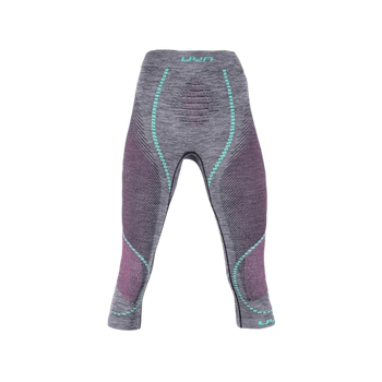 Thermal underwear UYN Woman Ambityon UW Pant 3/4 Melange Black Melange/Pink/Aqua - 2023/24