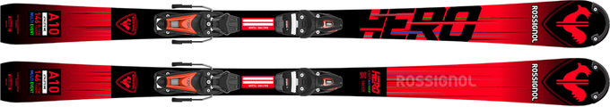 Skis Rossignol Hero Athlete Multievent + Nx 7 GW Lifter B73 Black Hot Red - 2023/24