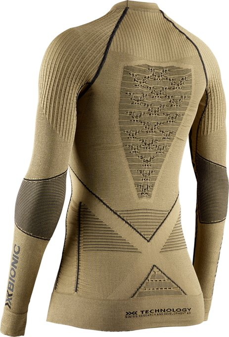 Thermal underwear X-BIONIC RADIACTOR 4.0 SHIRT ROUND NECK LG SL WOMAN GOLD/BLACK - 2021/22