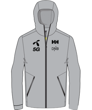 Kapuzenpullover Helly Hansen HP Grey FZ Jacket - 2023/24
