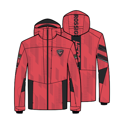 Skijacke Rossignol Hero All Speed JKT Neon Red - 2023/24