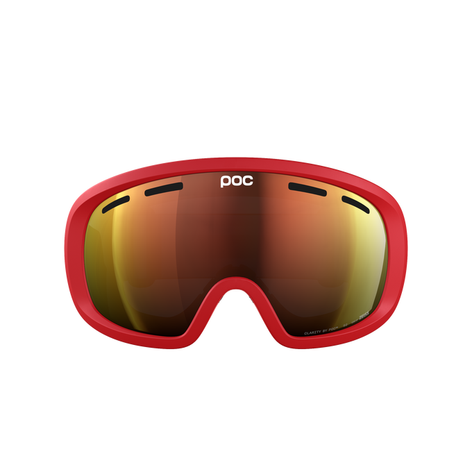 Ski goggles POC Fovea Mid Prismane Red/Partly Sunny Orange - 2025/26