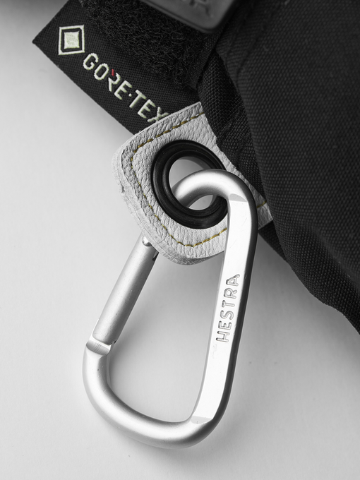 Handschuhe Hestra Army Leather Gore-Tex Mitt Black/Natural Grey - 2025/26