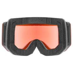 Brille Uvex lace ATTRACT FM Black Matt/Mirror Red + spare lens - 2025/26