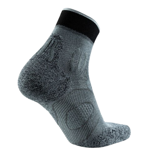 Outdoor Socken UYN Man Trekking One Low Cut Socks Grey/Black