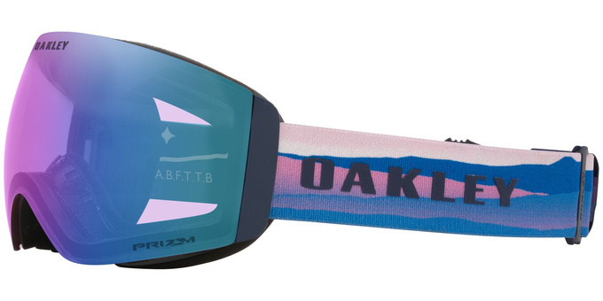 Goggles Oakley Flight Deck Pro M Mikaela Shiffrin Sig/Prizm Snow Iced Iridium + Additional lens Prizm Snow Sapphire Iridium - 2025/26