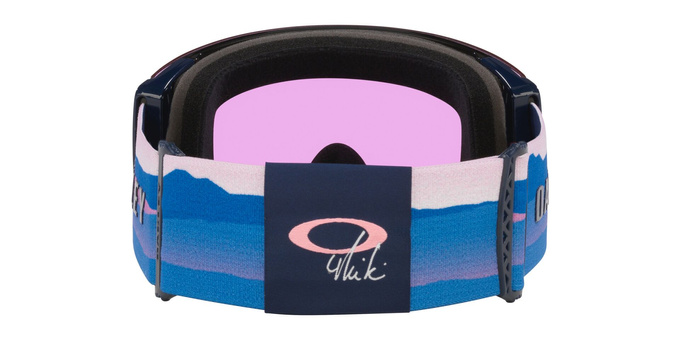 Goggles Oakley Flight Deck Pro L Mikaela Shiffrin Sig/Prizm Snow Iced Iridium + Additional lens Prizm Snow Sapphire Iridium - 2025/26