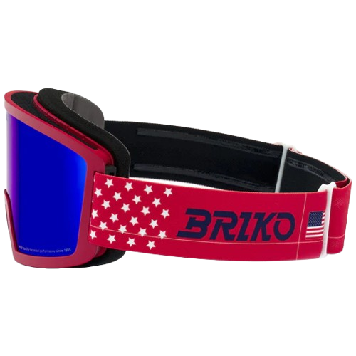Brille Briko Frostbite USA Matt Red/Tanganora Blue - 2025/26