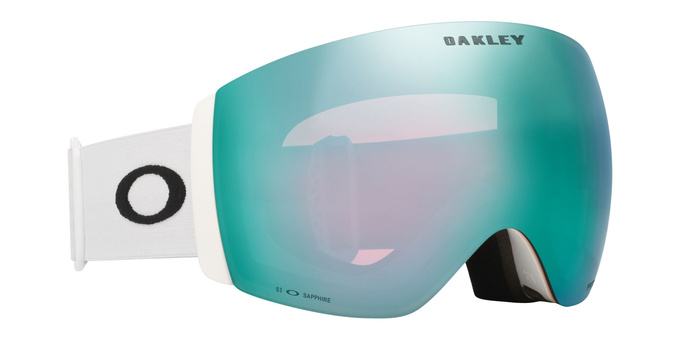 Goggles Oakley Flight Deck Pro L Matte White/Prizm Snow Sapphire Iridium + Additional lens Prizm Snow Iced Iridium - 2025/26