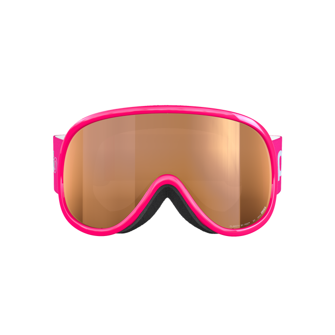 Goggles POC Pocito Retina Fluorescent Pink/Partly Sunny Light Orange - 2025/26
