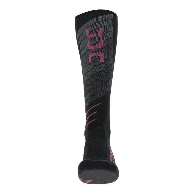Ski socks UYN Woman Ski Evo Race One Black/Purple - 2025/26