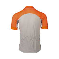 Fahrradtrikot POC M's Essential Road Logo Jersey Zink Orange/Granite Grey - 2024
