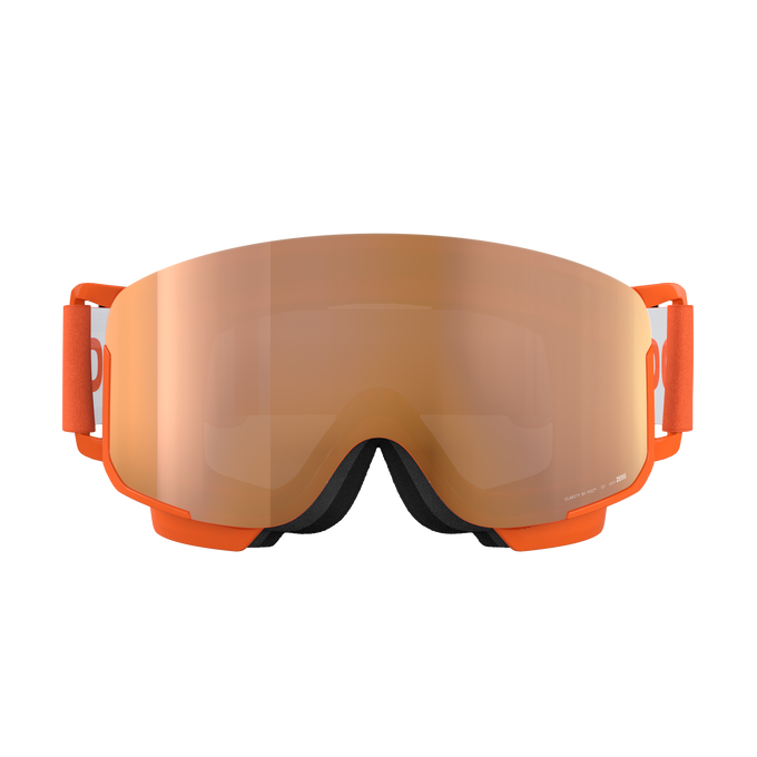 Goggles POC POCito Nexal Fluorescent Orange/Partly Sunny Light Orange - 2025/26