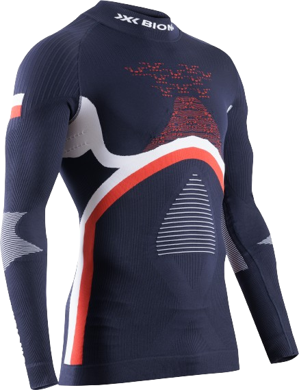 Thermounterwäsche X-Bionic Energy Accumulator 4.0 Patriot Shirt Turtle Neck LG SL Poland - 2025/26