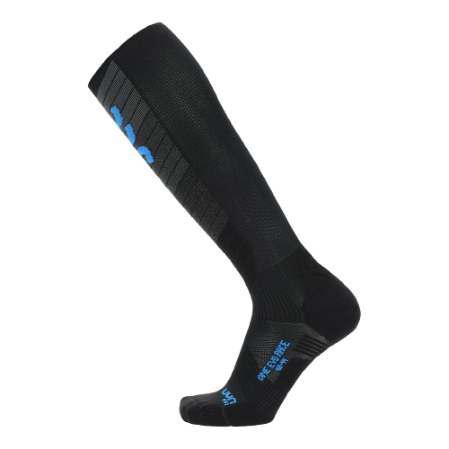 Skisocken UYN Man Ski Evo Race One Black/Blue - 2025/26