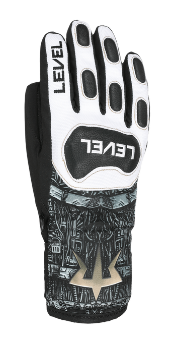 Gloves Level Race JR Pk White - 2025/26