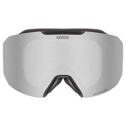 Goggles Uvex Evidnt ATTRACT V Black Matt/Mirror Silver + spare lens - 2025/26