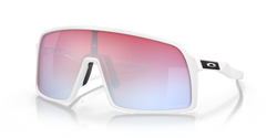Sonnenbrille Oakley Sutro Polished White Frame/ Prizm Snow Sapphire Lenses - 2023