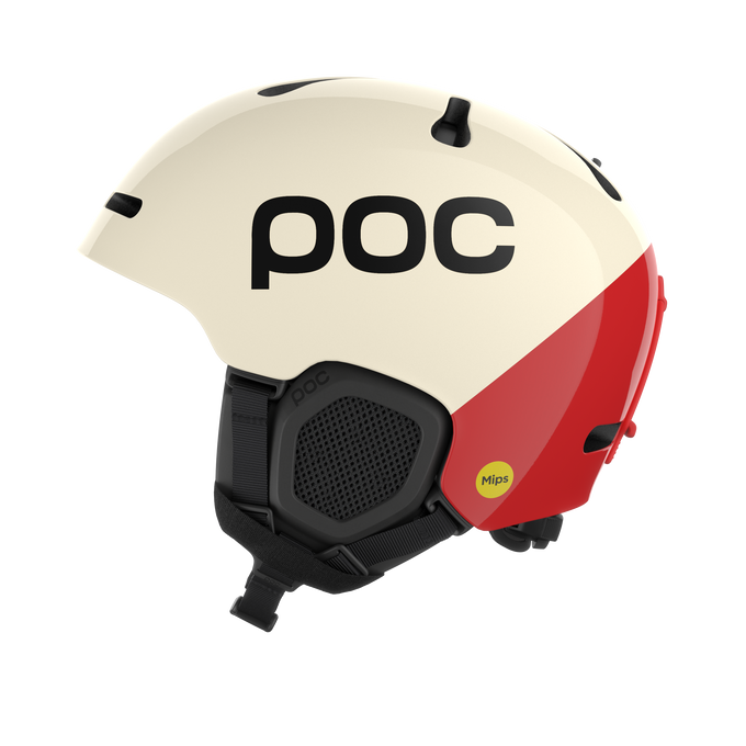 Helmet Kask POC Fornix BC Rouge/Blanc - 2025/26