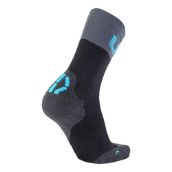 Radsocken UYN Man Cycling Light Socks Black/Grey/indigo Bunting