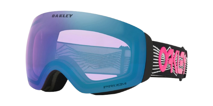 Brille Oakley Flight Deck M Black Wired/Prizm Snow Iced Iridium - 2025/26