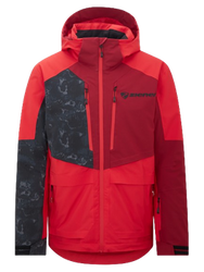 Ski jacket Ziener Trivor Man Padded Red Black Foggy Print - 2024/25