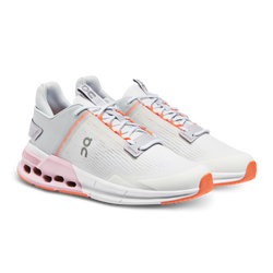 Damen Schuhe On Running Cloudnova Flux Undyed White/Zephyr