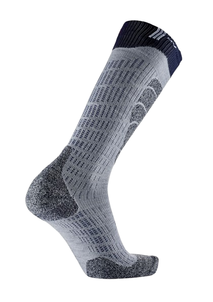 Ski socks Sidas Ski Merino Grey/Orange