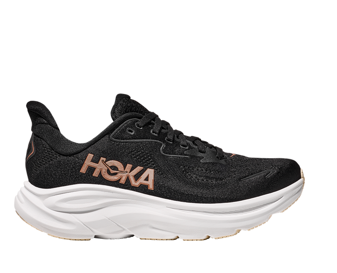 Damen Schuhe Hoka Clifton 10 Black/Rose Gold
