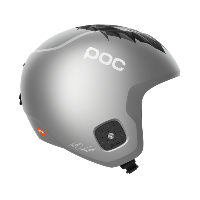 Helmet POC Skull Dura Jr Marco Odermatt Ed. Argentite Silver - 2024/25