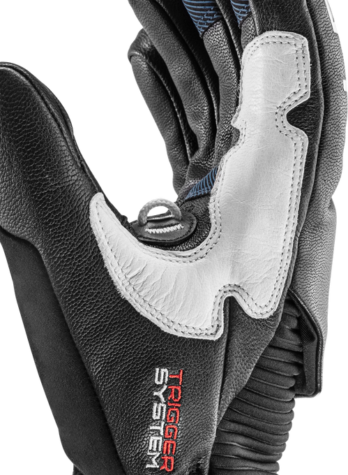 Gloves LEKI Hevon Pro 3D Black/Marine - 2025/26