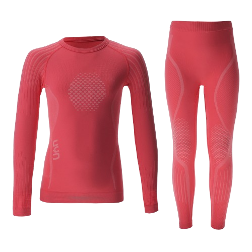 Thermoactive clothing UYN Junior Visyon 2.0 Uw Set (Shirt Lg. sl./pants Long) Sweet Pink - 2025/26