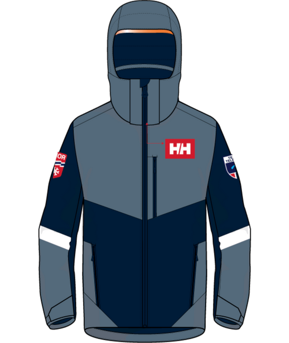 Skijacke Helly Hansen Jr Elevate Jacket/Washed Navy NSF - 2025/26