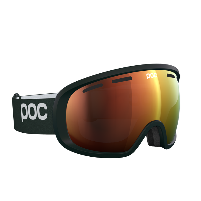 Skibrille POC Fovea Pargasite Green/Partly Sunny Orange - 2025/26