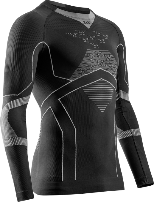 Thermal underwear X-bionic Energy Accumulator Light Shirt LS Black/Light Grey - 2024/25