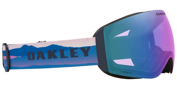 Goggles Oakley Flight Deck Pro M Mikaela Shiffrin Sig/Prizm Snow Iced Iridium + Additional lens Prizm Snow Sapphire Iridium - 2025/26