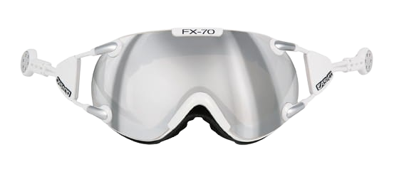 Goggles Casco FX70 Carbonic White Silver - 2025/26