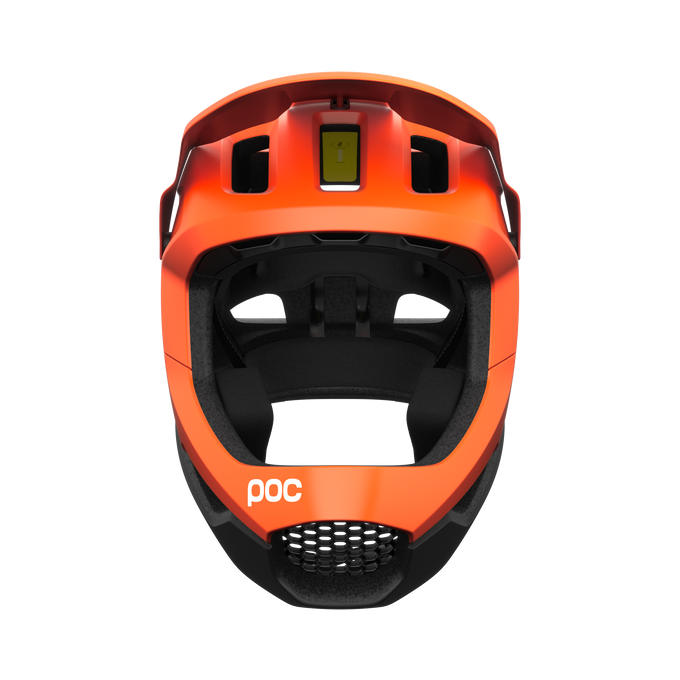 Fahrradhelm POC Otocon Race MIPS Fluorescent Orange AVIP/Uranium Black Matt 2025