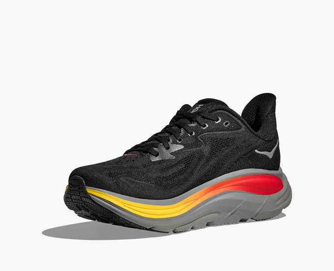 Man Schuhe Hoka Clifton 10 Black/Galactic Grey