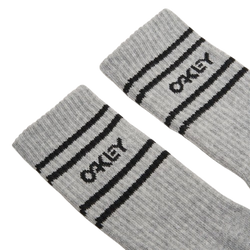 Socken Oakley Icon B1B Socks 2.0 New Granite HTHR/Black