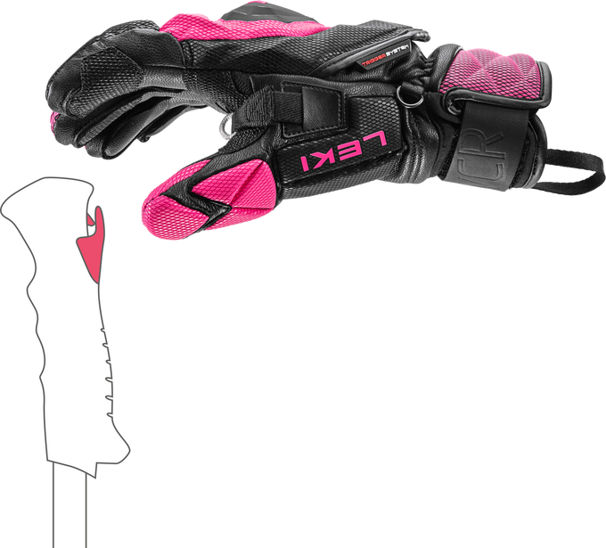 Handschuhe LEKI WCR Venom SL 3D Pink - 2025/26