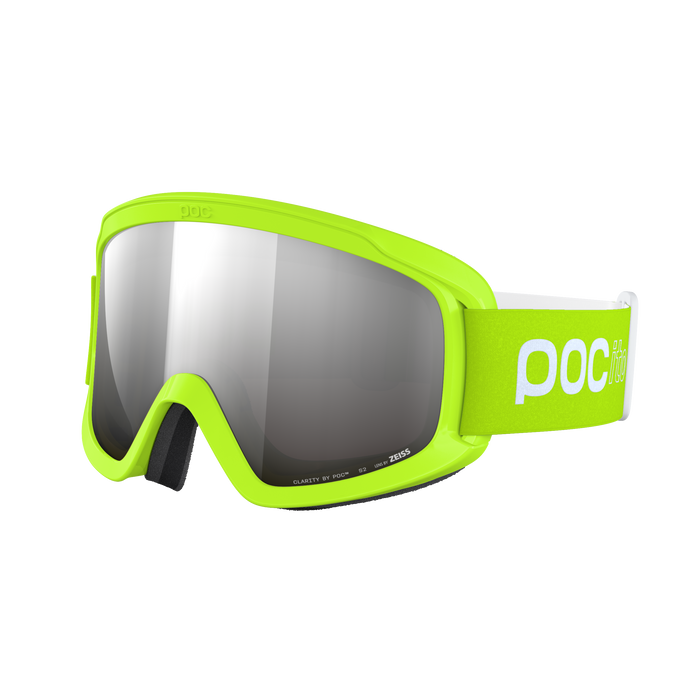 Goggles POC POCito Opsin Fluorescent Yellow/Green/Partly Sunny Silver - 2025/26