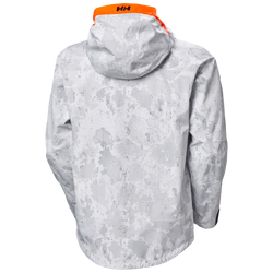 Skijacke Helly Hansen Sogn Shell 2.0 Jacket Grey Fog Snow Camo Aop - 2024/25