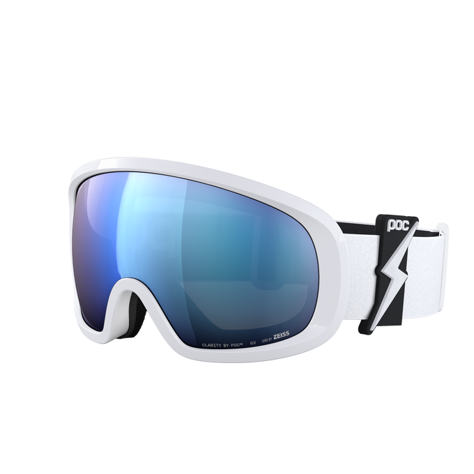 Ski goggles POC Fovea Mid Blixten White/Partly Sunny Blue - 2025/26