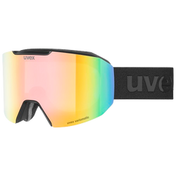 Brille Uvex Evidnt ATTRACT Small V Black Matt/Mirror Rainbow + spare lens - 2025/26