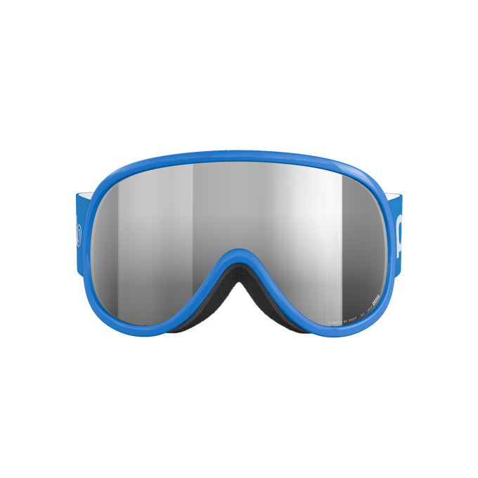 Goggles POC Pocito Retina Fluorescent Blue/Partly Sunny Silver - 2025/26