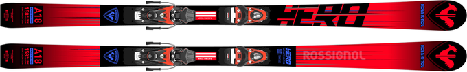 Skis Rossignol Hero Athlete GS Pro + Spx 10 GW B73 Hot Red - 2023/24